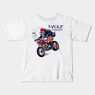 wolf rider Kids T-Shirt